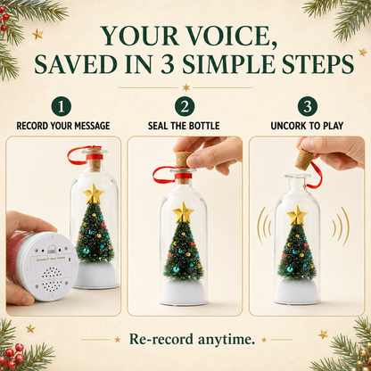 MistleTone™ Recordable Message In a Bottle